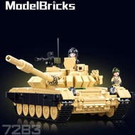 Sluban Model Bricks- T-72B3 Main battle tank 2in1 770PCS M38-B1011 Military Tank Building Block Educ