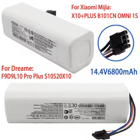 100% Original Replacement Battery For Xiaomi X10+ PLUS B101CN B105CN OMNI 1S Sweeping Robot