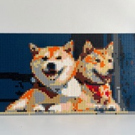 寵物樂高化積木馬賽克拼圖 80x40cm