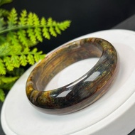 精品 南非彼得石手鐲 62MM 玉化高瓷貓眼山水壁畫風 理性自我意誌