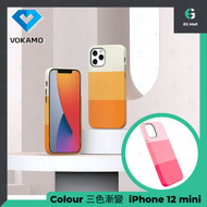 OTHER - VOKAMO Colour Protecting Case for iPhone 12 mini 5.4 2020 三色漸變 手機外殼 粉紅