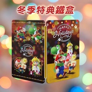 NS Switch Nintendo Winter Special steelbook Tin Box Gift Mario Christmas