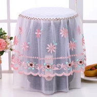 Air Fryer Anti-dust Cover Towel Lace Embroidery Anti-dust Cover Fabric Kitchen Household Appliance Cover Cloth Cover Rice Cooker Cover