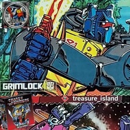 絕版TRANSFORMERS 變形金剛［GRIMLOCK 鋼鎖］精鑄彩色純銀幣 ❤️keyword ：變形金剛錢幣