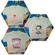 Crop Top 3 Designs White Chest Up To 34