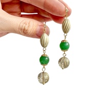 Empress Tri Dangle Earrings