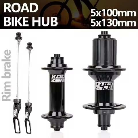 Koozer 450 Hub 20 and 24 Holes Speed Road Bike Hub 5x130 5x100 V Brake Bicycle Hub Rim Brake HGR XDR