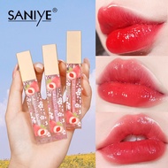 SANIYE New Transparent Liquid Lip Gloss Clear Waterproof Lip Oil  Lips Moisturize LipTint L1154