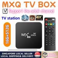 【Ready stock】MXQ Pro Android10.1 Smart TV Box 16GB+512GB 4K Chip Intelligent TV-Set Box 2.4G&5GWifiS