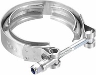 HARFINGTON V Band Clamp 1.7 Inch 304 Stainless Steel V-Band Bolt Clamp for Exhaust Systems Downpipe 