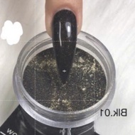Blk3 black long-drying flexible 5-in-1 nail powder, 10,20,30 gram jar, beauty trend