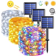 3/7/12/22/32M Solar Fairy String LED Fairy lights Party Garden Decor Outdoor Lamp