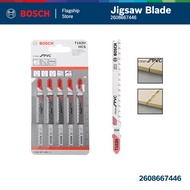 BOSCH 5pcs T102H Jigsaw Blade Clean For PVC Cutting - 2608667446