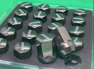 🏁🛞防盜鐵螺絲盒裝 rays metal gray motor sport gear