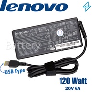 Lenovo Adapter ของแท้ 20V/6A 120W หัว USB สายชาร์จ เลอโนโว่ อะแดปเตอร์ สายชาร์จ Lenovo Ideacentre AI
