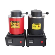 Electric Melting Furnace Machine 1600W 3KG Graphite Crucible for Gold Silver Copper Aluminum Melting