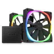 Nzxt AER RGB 2 MATTE BLACK TWIN STARTER PACK 140MM CASE FAN CASING