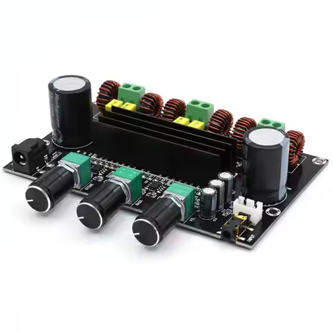XH-M573 TPA3116D2 80W+80W+100W Amplifier Board 2.1 Channel TPA3116 Digital Power Bass Subwoofer TDA3