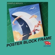 Poster Block Frame/photo printing/wood block frame