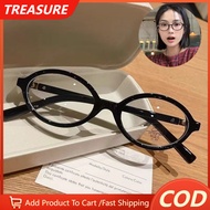 1PC Unisex Retro Oval Frame Glasses Fashion Driving Glasses Sunnies Anti-blue Light Glasses