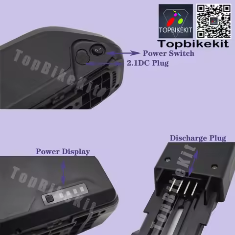 Reention Polly 40pcs 21700 Cells Battery Case For Ebike 10S4P 13S3P Down Tube Hailong Battery Case