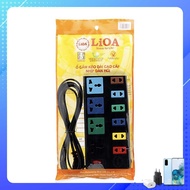 LIOA 4D6S32 Power Socket 3m x 2 Lioa 4D6S32 Cord - Black