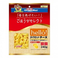 Doggyman Doggyman Big Bag Original Flavor Corner Cut Cheese Block 245g Dog Cheese Block Small Animal