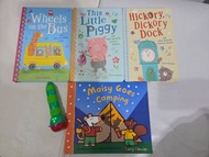 點讀版 Lucy Cousins maisy goes camping 及kids songs 英文童謠繪本套裝 小彼恩毛毛蟲可直接點讀