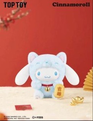 [全新全齊✨] TOP TOY Sanrio 玉桂狗 Cinnamoroll 招財貓 毛絨公仔 新年 賀年 景品 figure 擺設 掛飾 嘴飾 可愛🤍