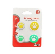 全城熱賣 - switch 貓爪搖桿帽 按鍵帽(平面貓抓帽黃綠色一套)#KHH
