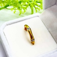 Cincin Buluh Dubai Halus Emas Sadur Batini