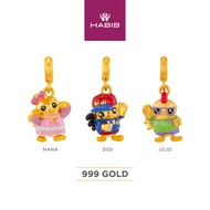 HABIB x Didi & Friends | 999/24K Yellow Gold Charm 9GCM003