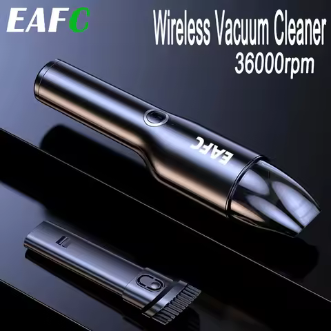 EAFC Car Vacuum Cleaner 10000Pa Powerful Wireless Handheld Car Household Appliance Cleaning Machine 