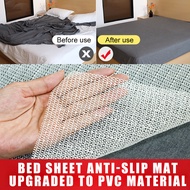 Mattress Slide Stopper and Gripper, Queen, Keep Bed and Topper Pad from Sliding for Sofa, Couch, Chair Cushion, Mattresses, Easy Trim, Slip Resistant, Grips Helps Stop Slipping