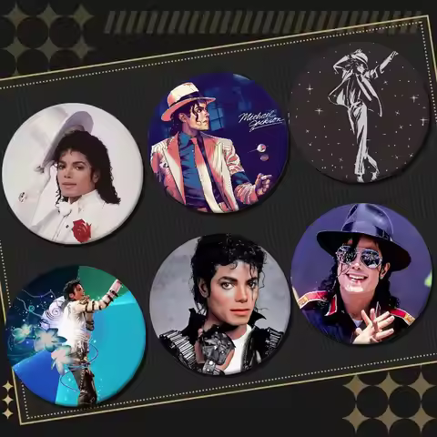 Michael Jackson Badges Pins Lapel Pins Hat Pins Brooches Gifts Decor Backpacks
