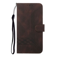 Flip Lattice Phone Case for Xiaomi Redmi K70 K60 K50 K40 K30s K20 Pro Plus Ultra 5G Card Slot Stand