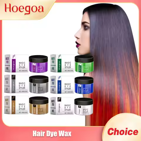 Hair Dye Wax Easy Rinse Disposable Pomade Improving Straighten Permanent Styling Grey Modeling Profe