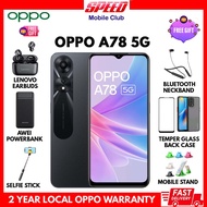 OPPO A78 5G | 8GB RAM+128GB ROM | NFC | Brand New | Local Set | 2 Year Official SG Oppo Warranty | Branded Free Gifts