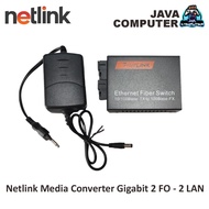Netlink Media Converter Gigabit 2 FO - 2 LAN