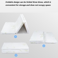 Folding Mattress Natural Bamboo Soft Folding Mattress Guest Mattress Foldable