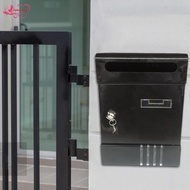 [Abbraccia] Locking Wall Mailbox Outdoor Mail Box Durable Construction Multifunctional Metal