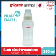 Bình Sữa Pigeon Bình sữa cổ hẹp Streamline nhựa PP 250ml