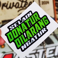 HIJAU Old green donut gap sticker