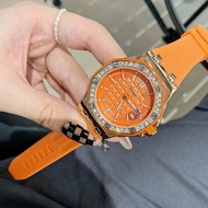 1545 Daigou High-End Feel Women's Light Luxury Large Dial Women's Watch Trendy Royal Orange Luminous