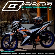 Sonic full body decals sticker can change name color
