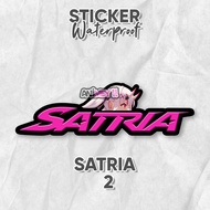 Satria FU Anime Logo Sticker Waterproof Anime Sticker/