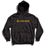 Crypto Binance Small Logo Hoodie Jacket - Men's and Women's Custom Distro Plain