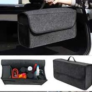 1pc Car Luggage Storage Box, Car Portable Folding Felt Storage Box, Car Tool Storage Box, Multiple S