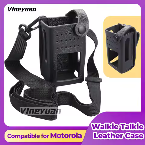 Leather Carrying Holder Holster Case Compatible for Motorola XiR E8600 XiR E8600i XiR E8628i XiR E86