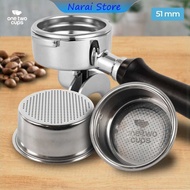 One Two Cups Filter Basket Portafilter Single Wall Breville 51mm - DL-01 51mm portafilter